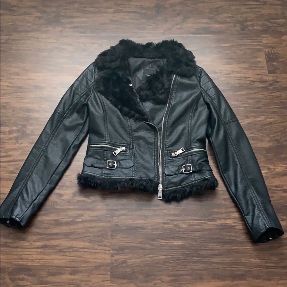 Faux Leather Jacket